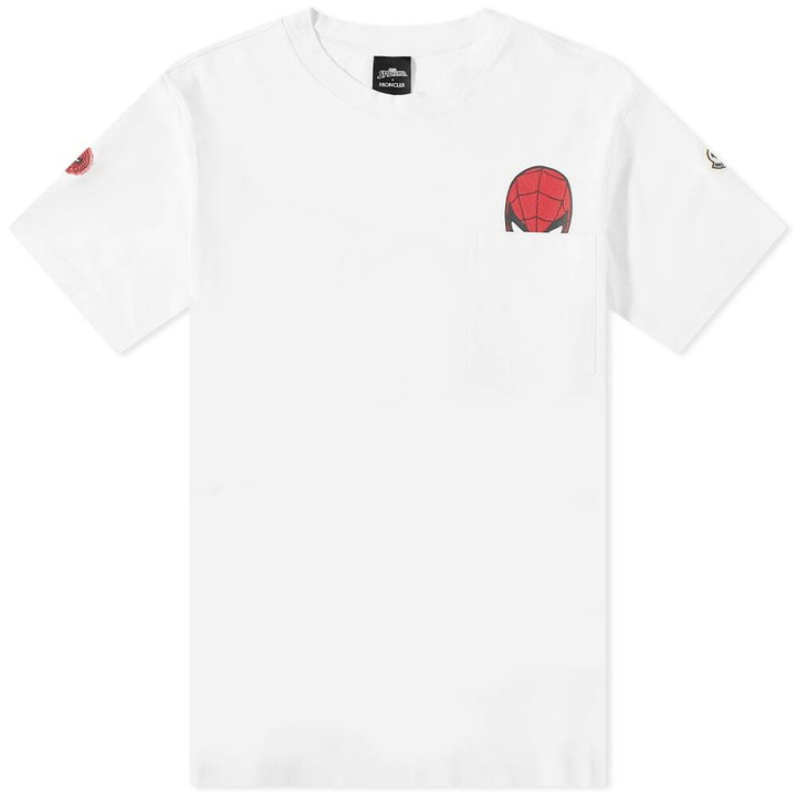 Photo: Moncler x Spiderman Pocket Print Tee