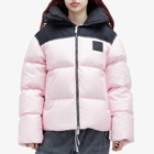 Off-White Women's Patc Rip Down Puffer Jacket in Pink