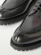 Berluti - New Oslo Venezia Leather Derby Shoes - Brown