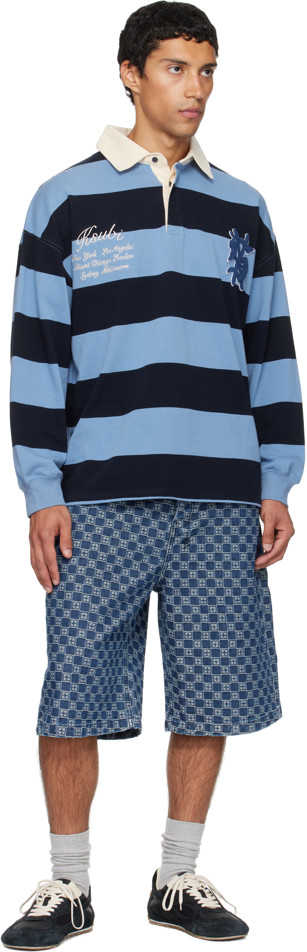Ksubi Blue Maxx Klassik Denim Shorts