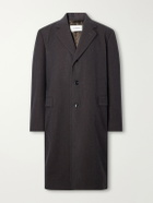 LEMAIRE - Woven Cashmere-Blend Coat - Brown
