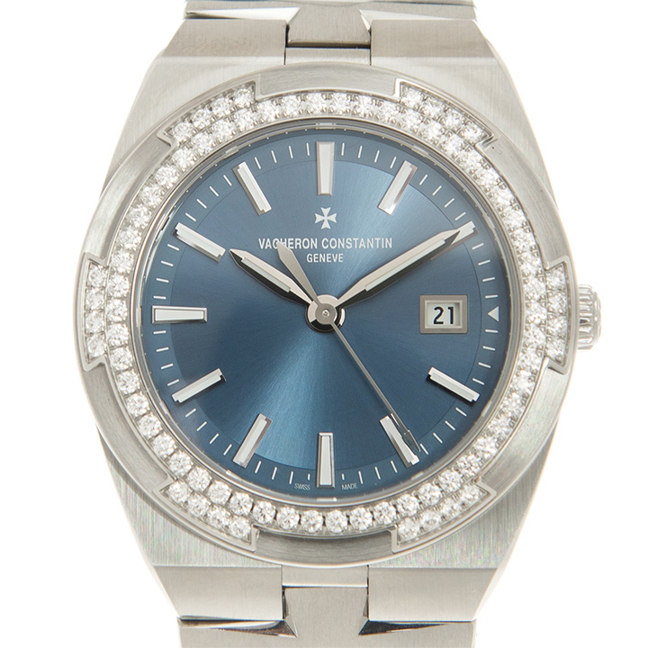 Photo: Vacheron Constantin Overseas Quartz Diamond Blue Dial Ladies Watch 1205v/100A-B590