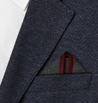 Brioni - Cashmere and Silk-Blend Pocket Square - Gray