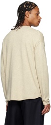 Guest in Residence SSENSE Exclusive Beige Oversized Sweater