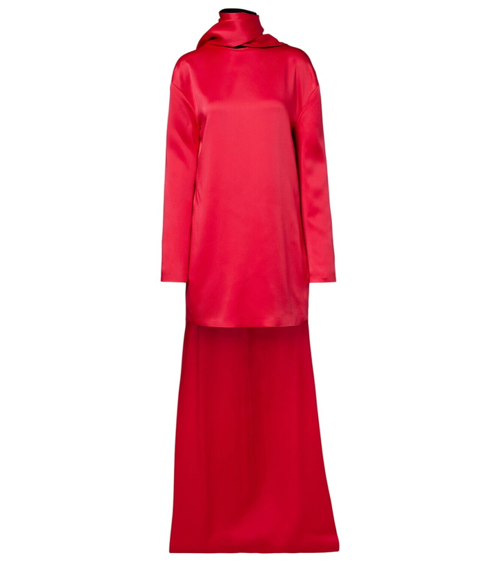 Photo: Tom Ford Asymmetric scarf-detail crêpe cocktail dress