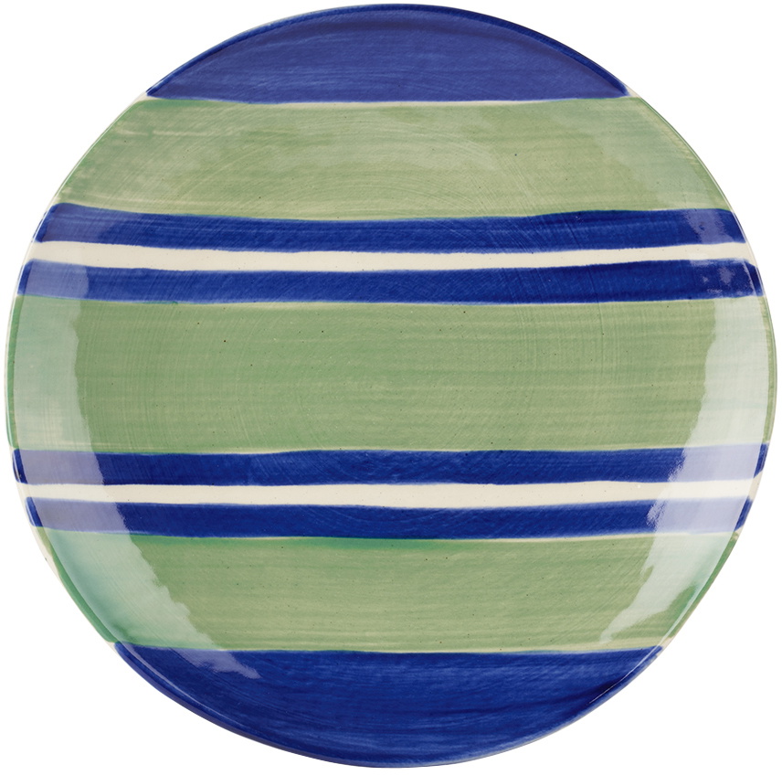 The Conran Shop Multicolor Cross Hatch Plate Set, 6 pcs