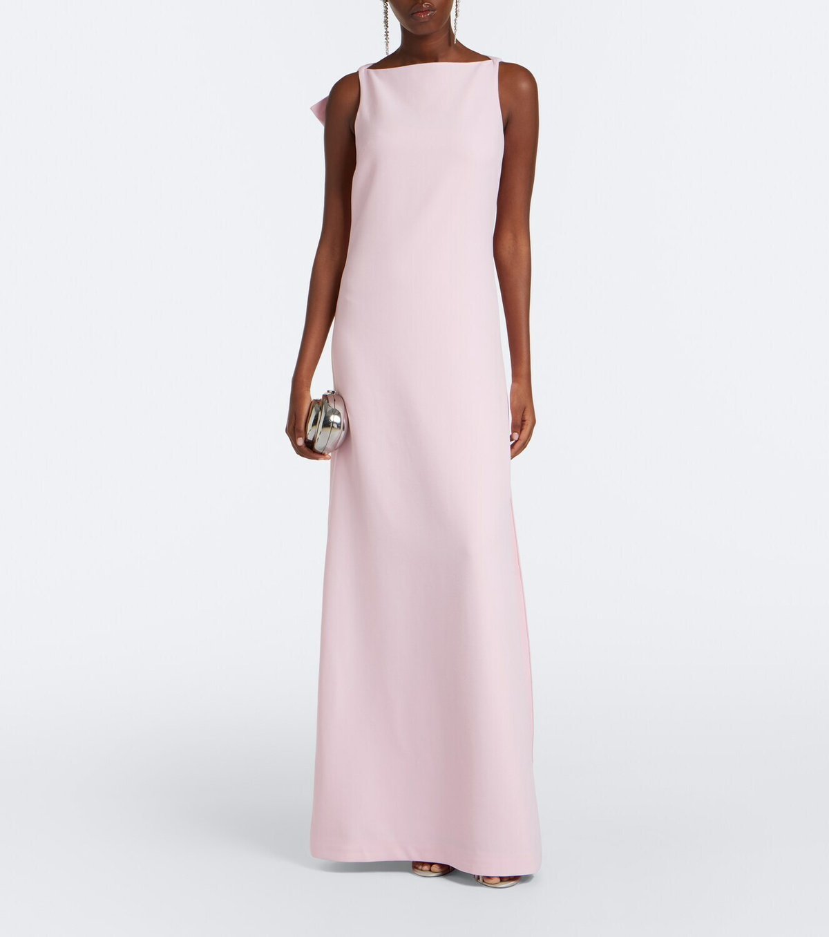 Safiyaa Mallory crêpe gown