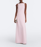 Safiyaa Mallory crêpe gown