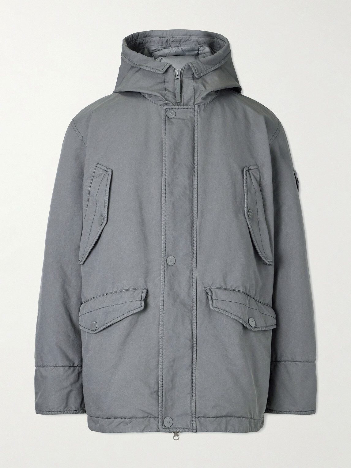Stone Island - David-Light TC Down Parka - Gray