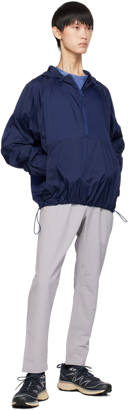 Outdoor Voices Blue Windbreaker Jacket