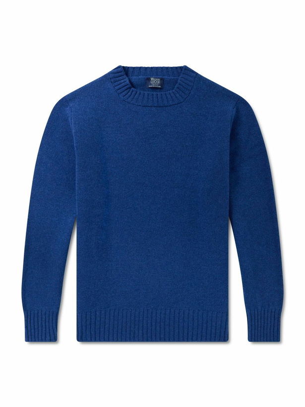 Photo: William Lockie - Wool Sweater - Blue