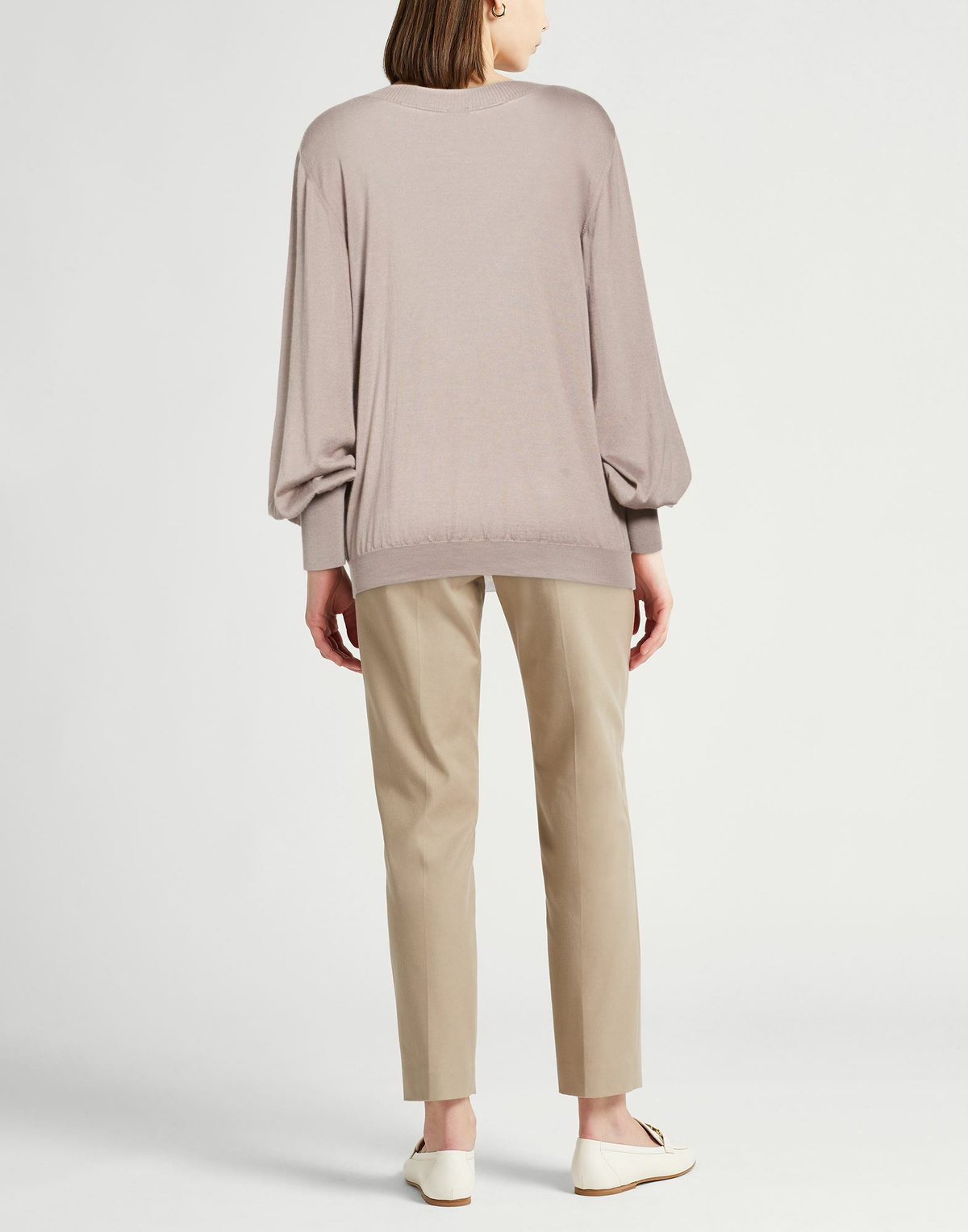 Malo Womens Sweater in Taupe