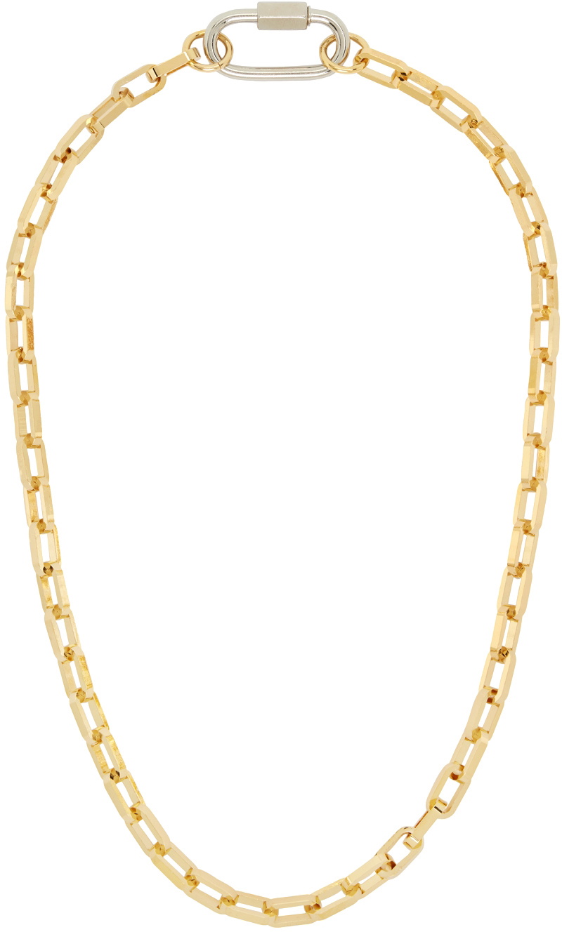 IN GOLD WE TRUST PARIS Gold Chain Link Necklace