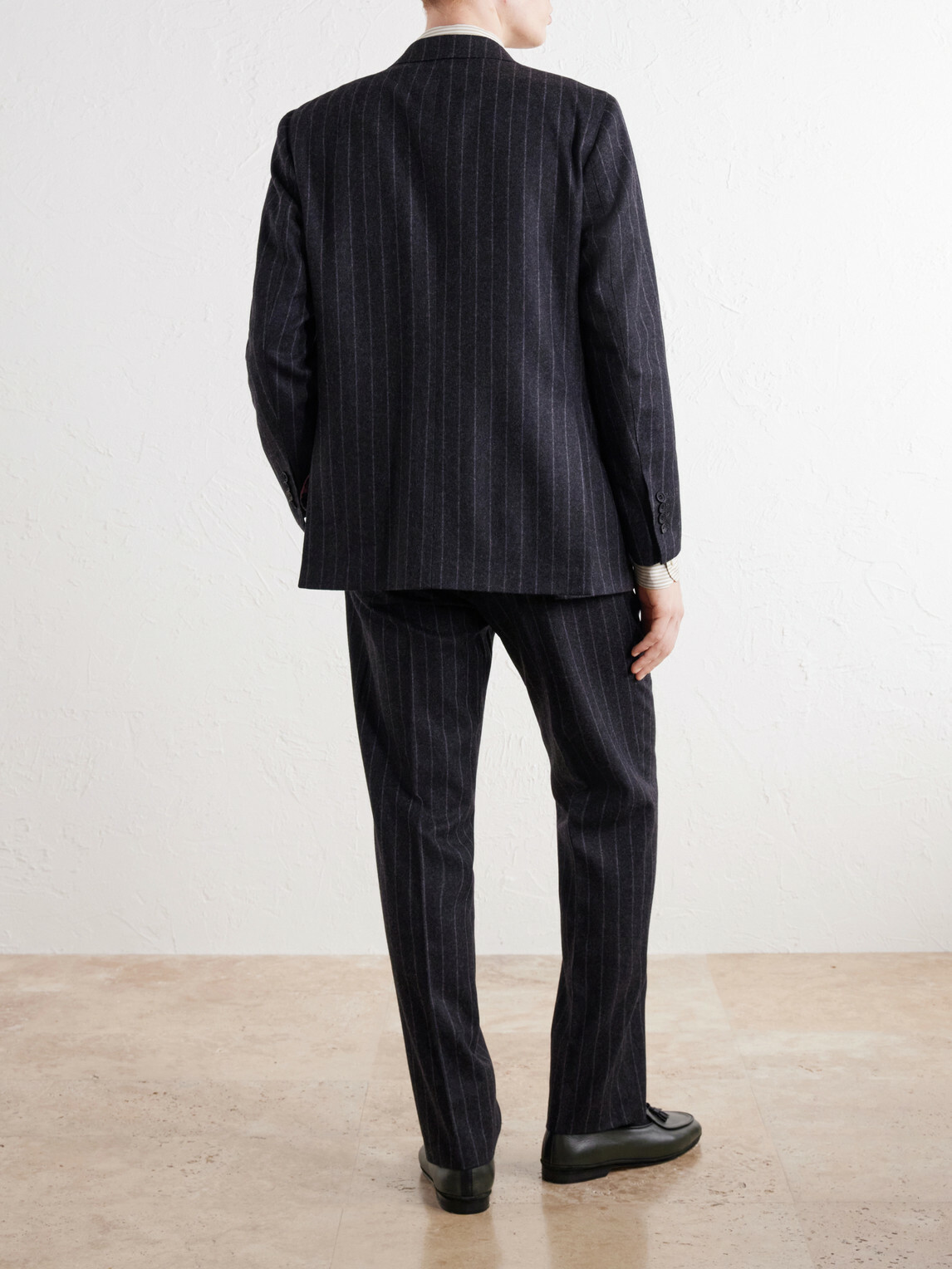 Rubinacci - Pinstriped Virgin Wool-Flannel Suit - Gray
