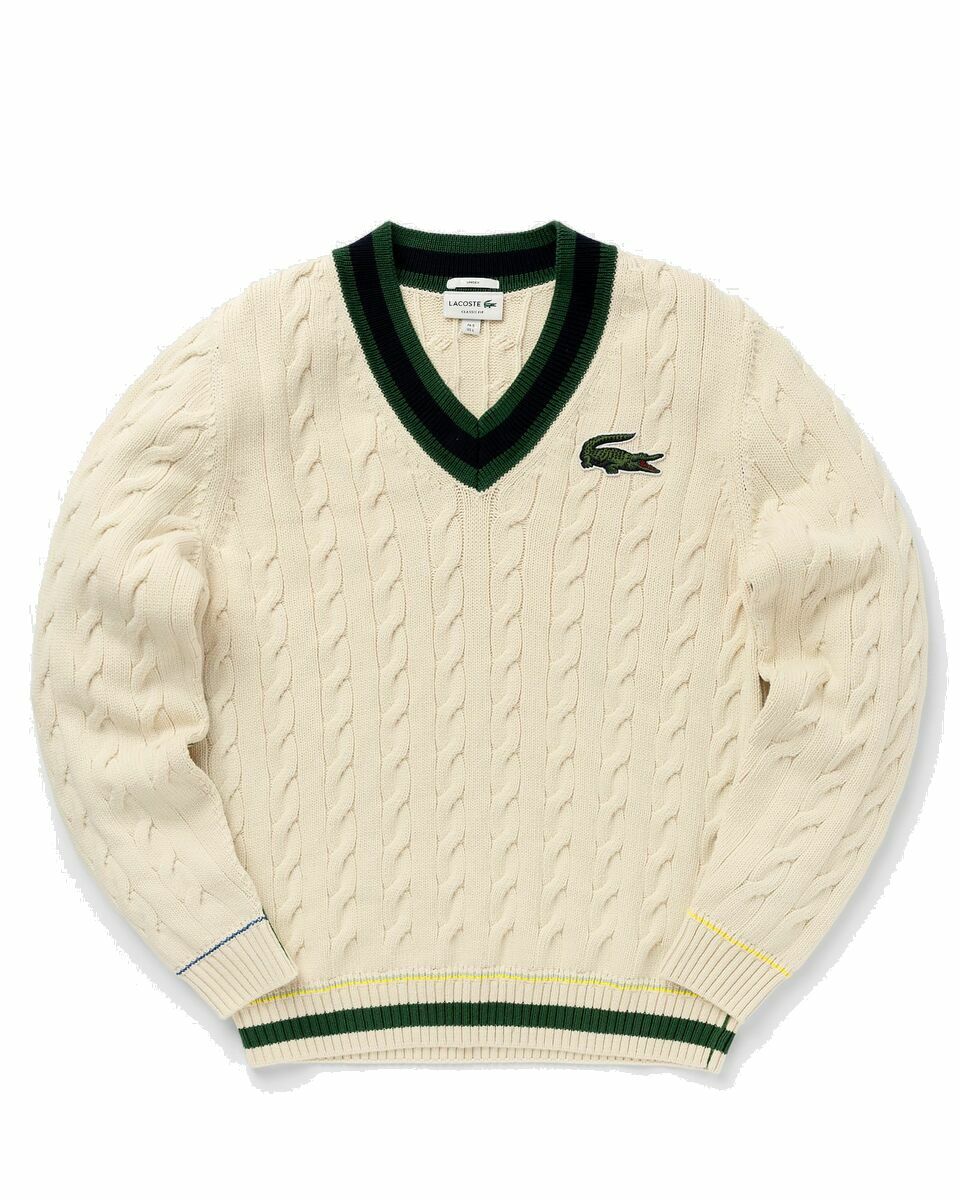 Photo: Lacoste Sweater Beige - Mens - Pullovers