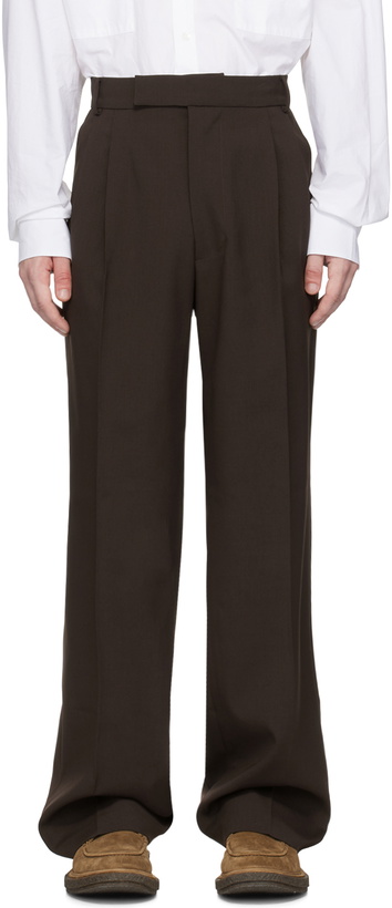 Photo: The Frankie Shop Brown Beo Trousers