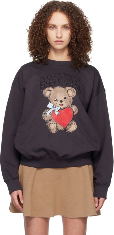 Photo: GANNI Gray Bear Sweatshirt