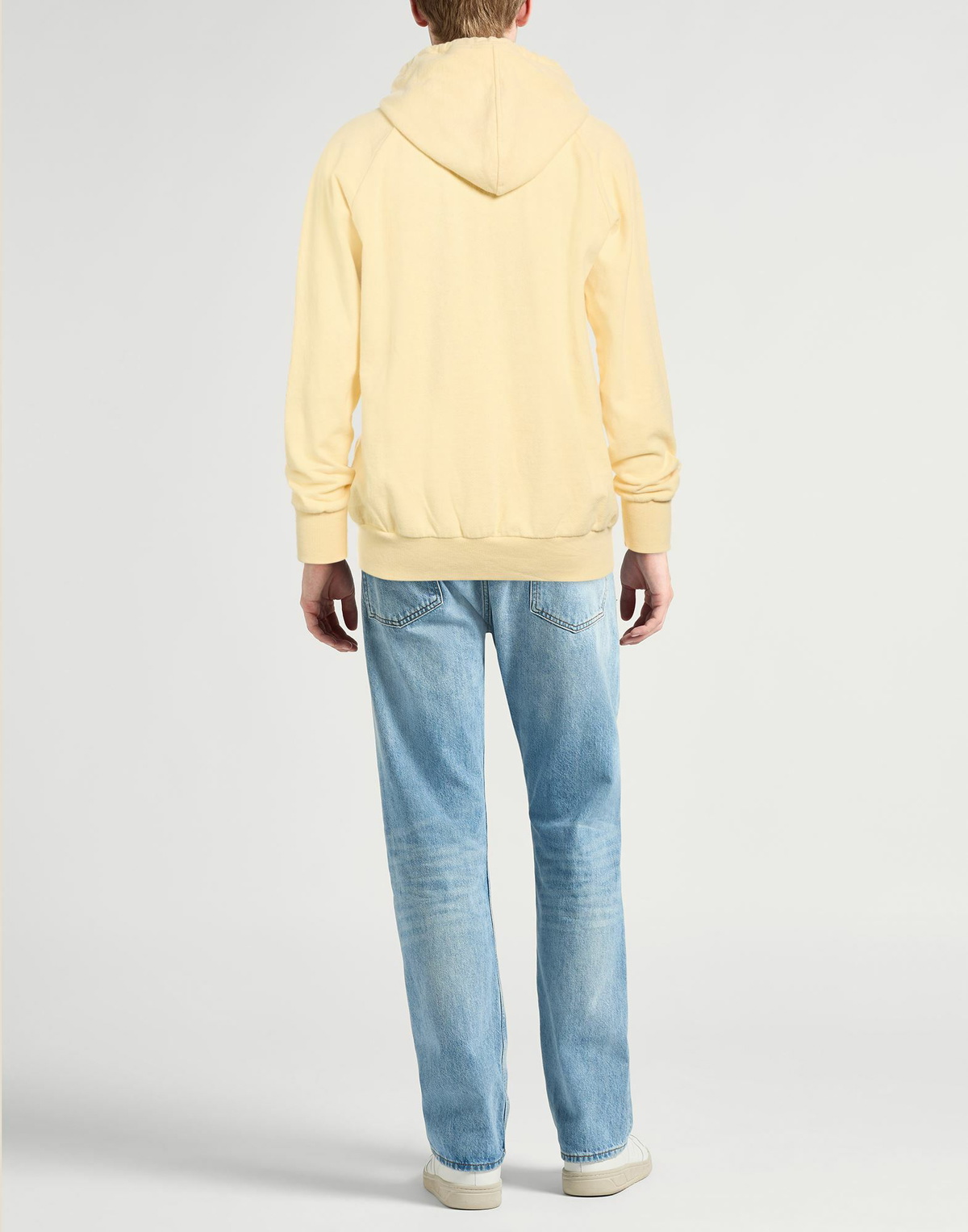 Crossley Mens Sweatshirt Pastel in Yellow
