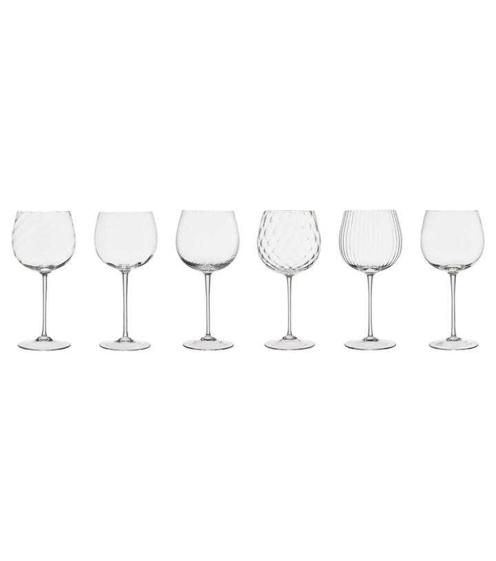 Photo: NasonMoretti Tolomeo set of 6 red wine glasses