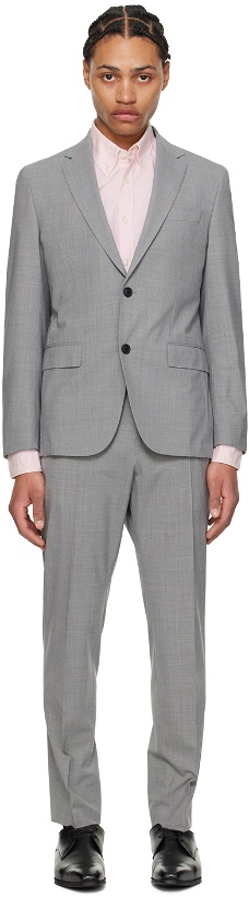 Photo: BOSS Gray Slim-Fit Suit