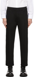 Neil Barrett Black Viscose Jersey Lounge Pants