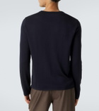 The Row Ayan cashmere and silk Henley shirt