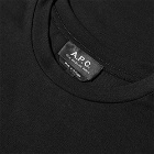 A.P.C. Men's Greg Patch Logo T-Shirt in Black