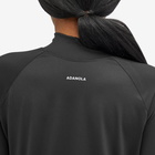 Adanola Women's Base Layer Long Sleeve Top in Black