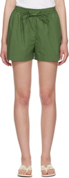 Matteau Green Relaxed Shorts