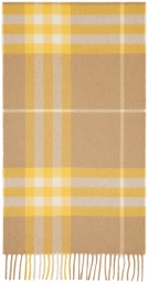 Burberry Beige Classic Check Scarf