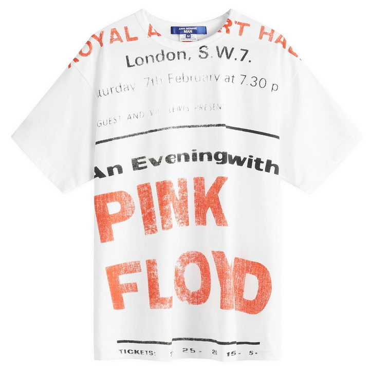 Photo: Junya Watanabe MAN Men's x Pink Floyd T-Shirt in White