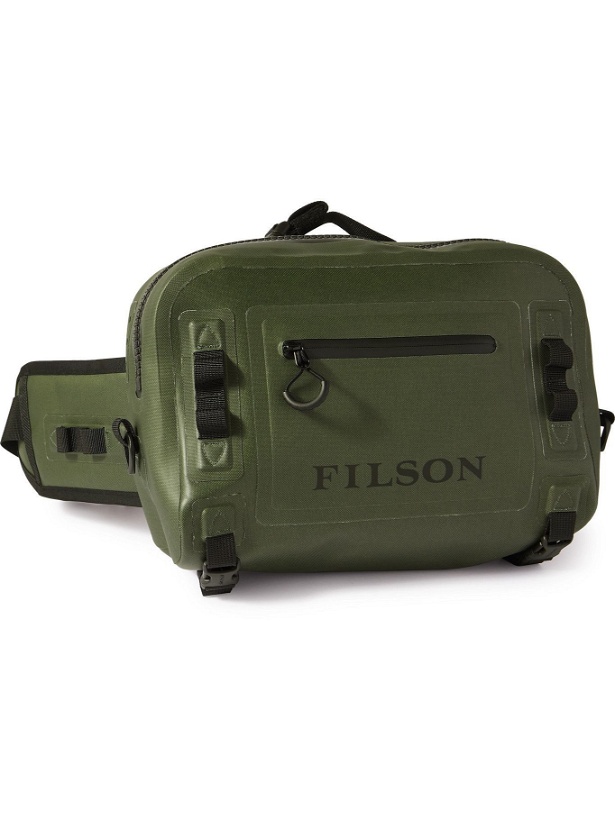 Photo: Filson - Logo-Print TPU-Coated 840D Nylon Belt Bag