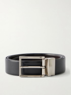 Officine Creative - OC Strip/104 Reversible Leather Belt - Black