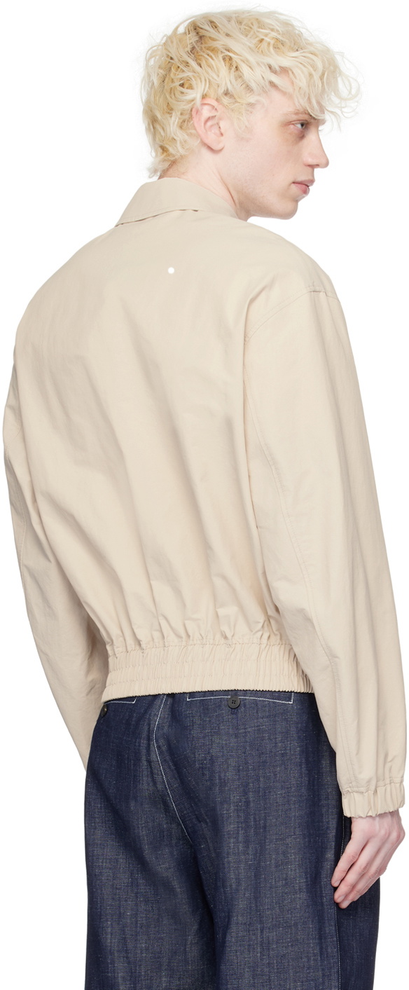LE17SEPTEMBRE Off-White Oversized Bomber Jacket
