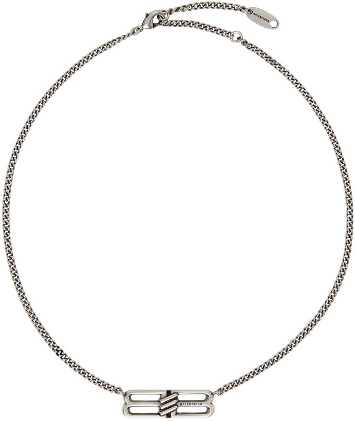 Photo: Balenciaga Silver License Necklace