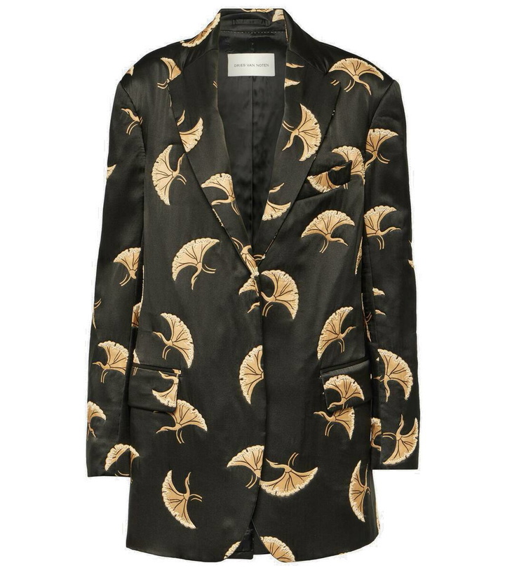 Photo: Dries Van Noten Printed satin blazer