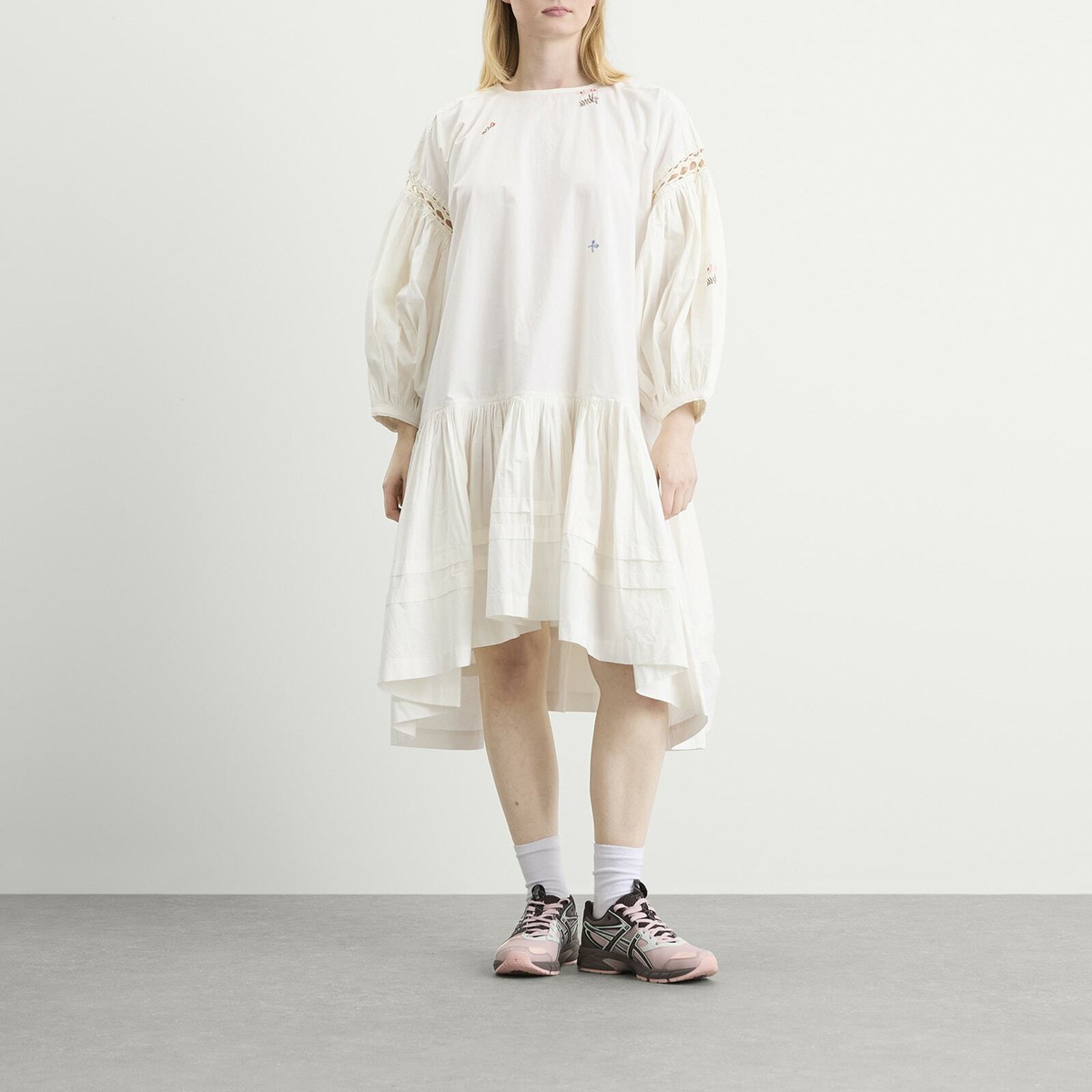 Story mfg. Women's Verity Dress in Ecru