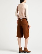 Forte_forte Womens Tailored Vest in Brown