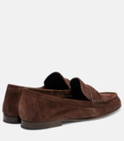 Veronica Beard Suede penny loafers
