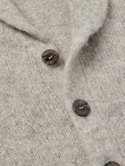 Altea - Shawl-Collar Alpaca-Blend Cardigan - Neutrals