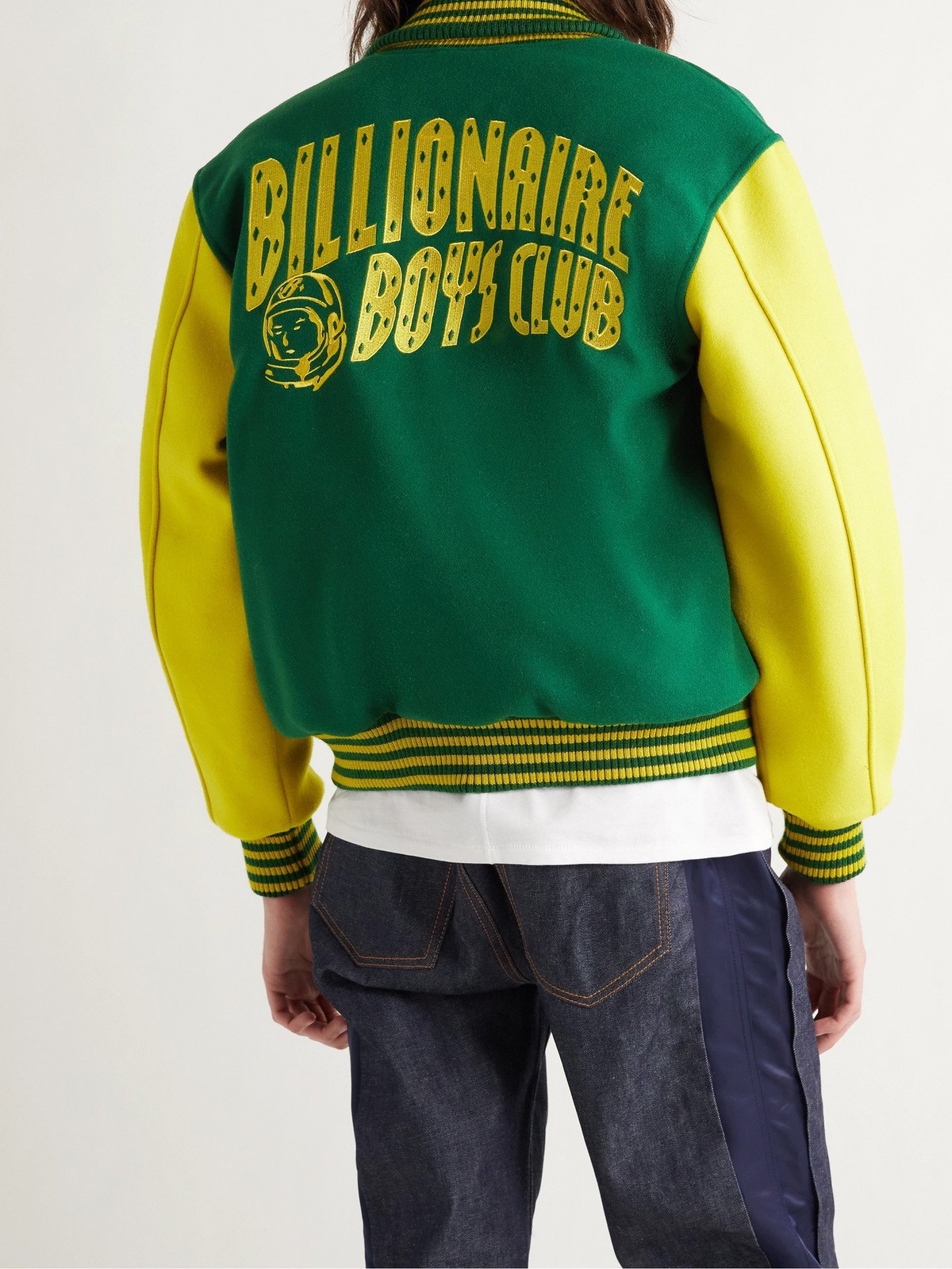 DeLONG Ryan Varsity Club ジャケット ネイビー/イエロー DeLONG Ryan Varsity Club ジャケット ネイビー/イエロー DeLONG