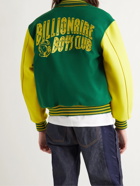 BILLIONAIRE BOYS CLUB - Astro Appliquéd Embroidered Felt Bomber Jacket - Yellow - S