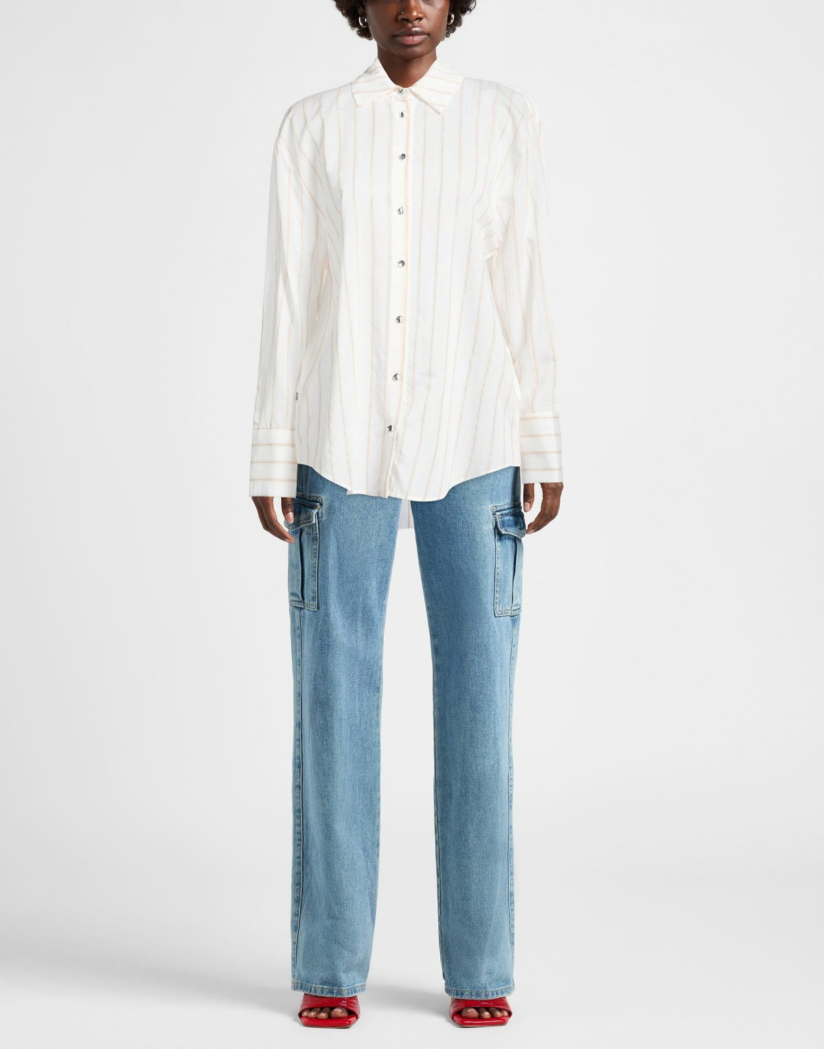 Jijil Womens Shirt in Beige