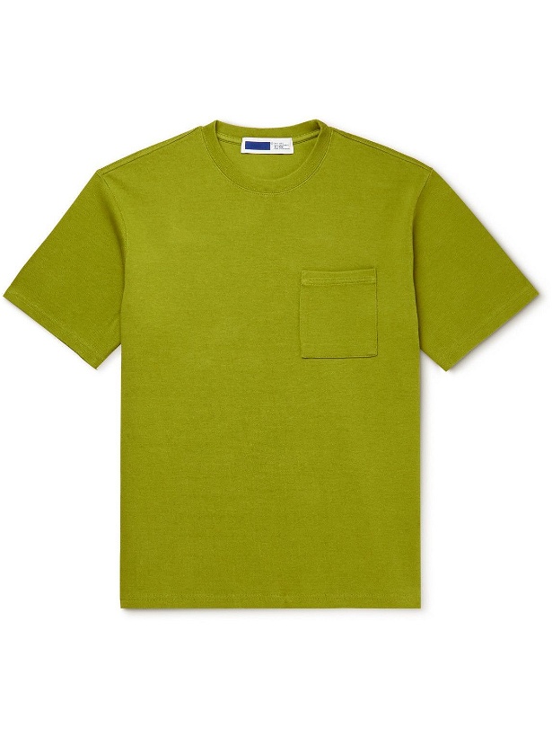 Photo: AFFIX - Reverb Standard Stretch-Cotton Jersey T-Shirt - Yellow