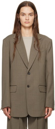 Filippa K Taupe Davina Wool Blazer