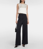 Nili Lotan Davy silk satin top