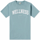 Sporty & Rich Men's Wellness Ivy T-Shirt in Soft Blue/White