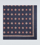 Brunello Cucinelli Silk jaquard pocket square