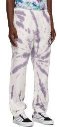 Aries White & Purple Umbro Edition Pro 64 Lounge Pants