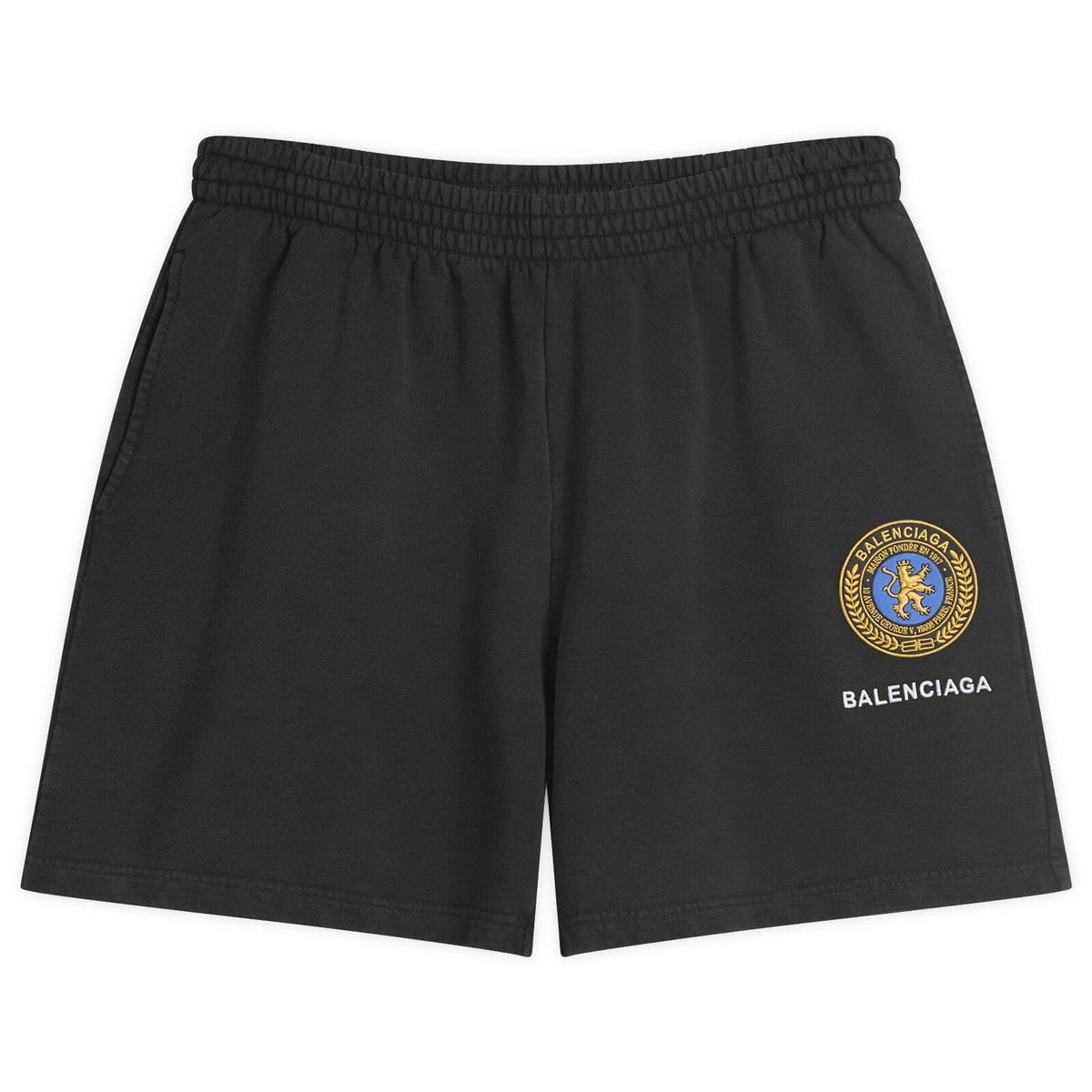 【送料&関税込】Balenciaga Cotton Shorts Balenciaga White Logo Embroidered Cotton Shorts S | eBay